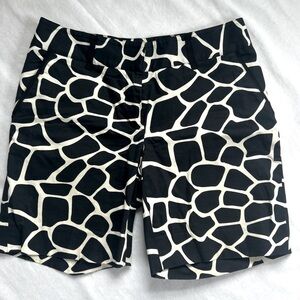 Etcetera Black and white safari shorts. Great for golf. Size 2